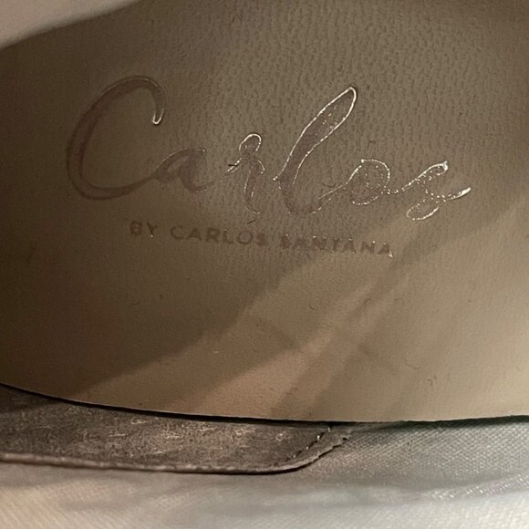 Carlos By Carlos Santana Lydia Snake Print Ankle Boots Sz 8.5 Soft tones - Picture 5 of 6